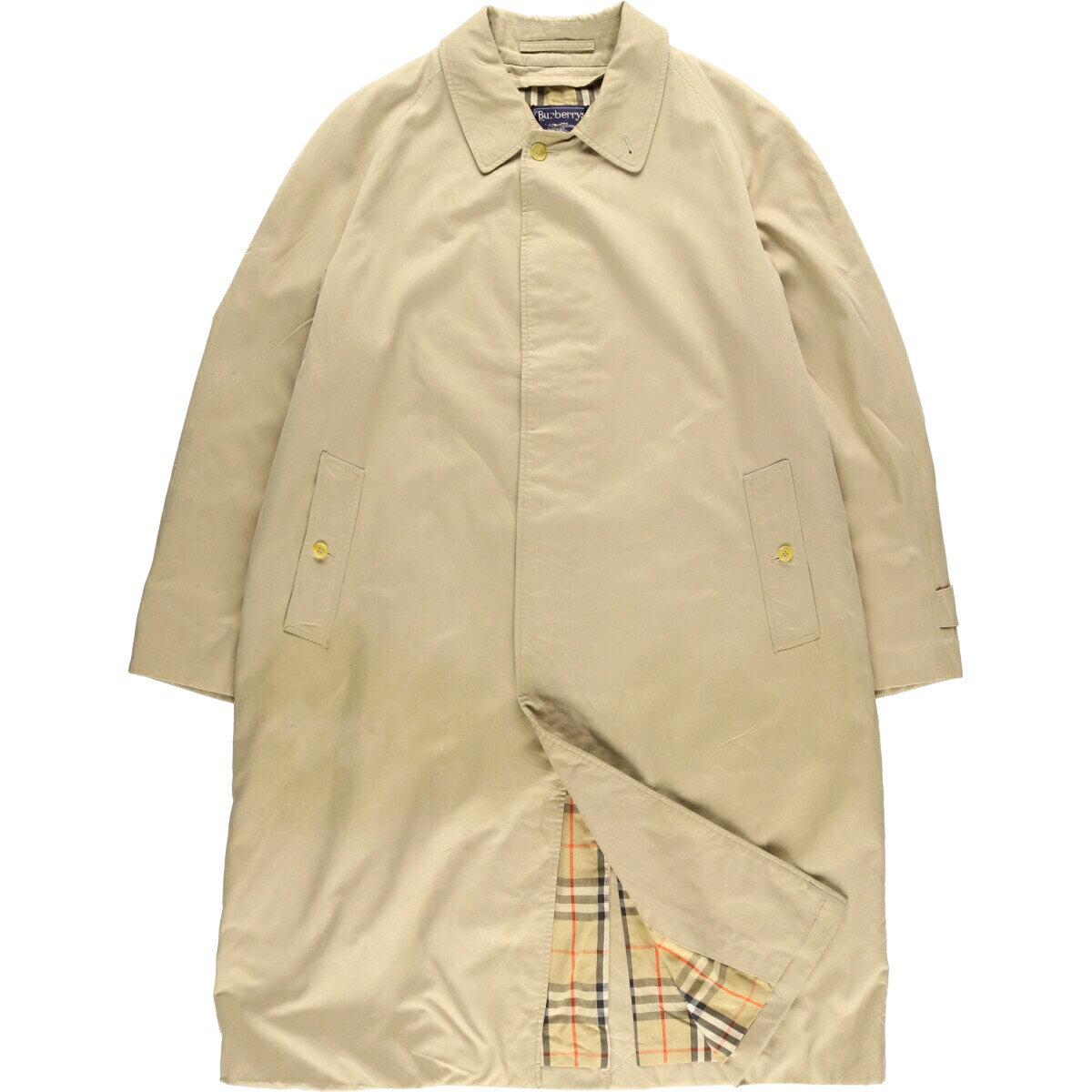 古着 バーバリー Burberry's ステンカラーコート バルマカーンコート USA製 メンズXL /evb003358 【中古】 【240316】