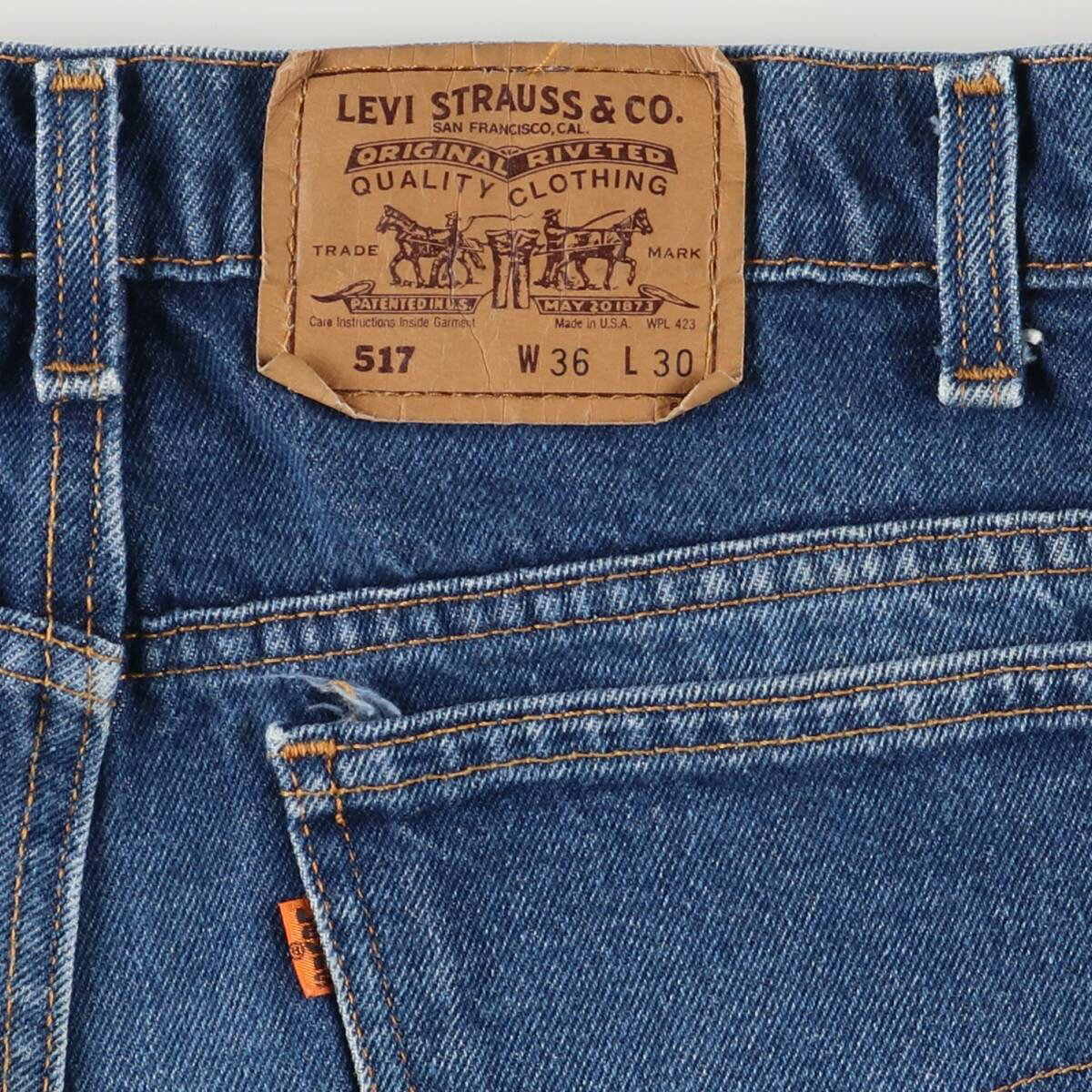 古着 90'S リーバイス Levi's 40517-0215 オレンジタブ ブーツカットデニムパンツ USA製 メンズw36相当 ヴィンテージ /evb004273 【中古】 【250630】
