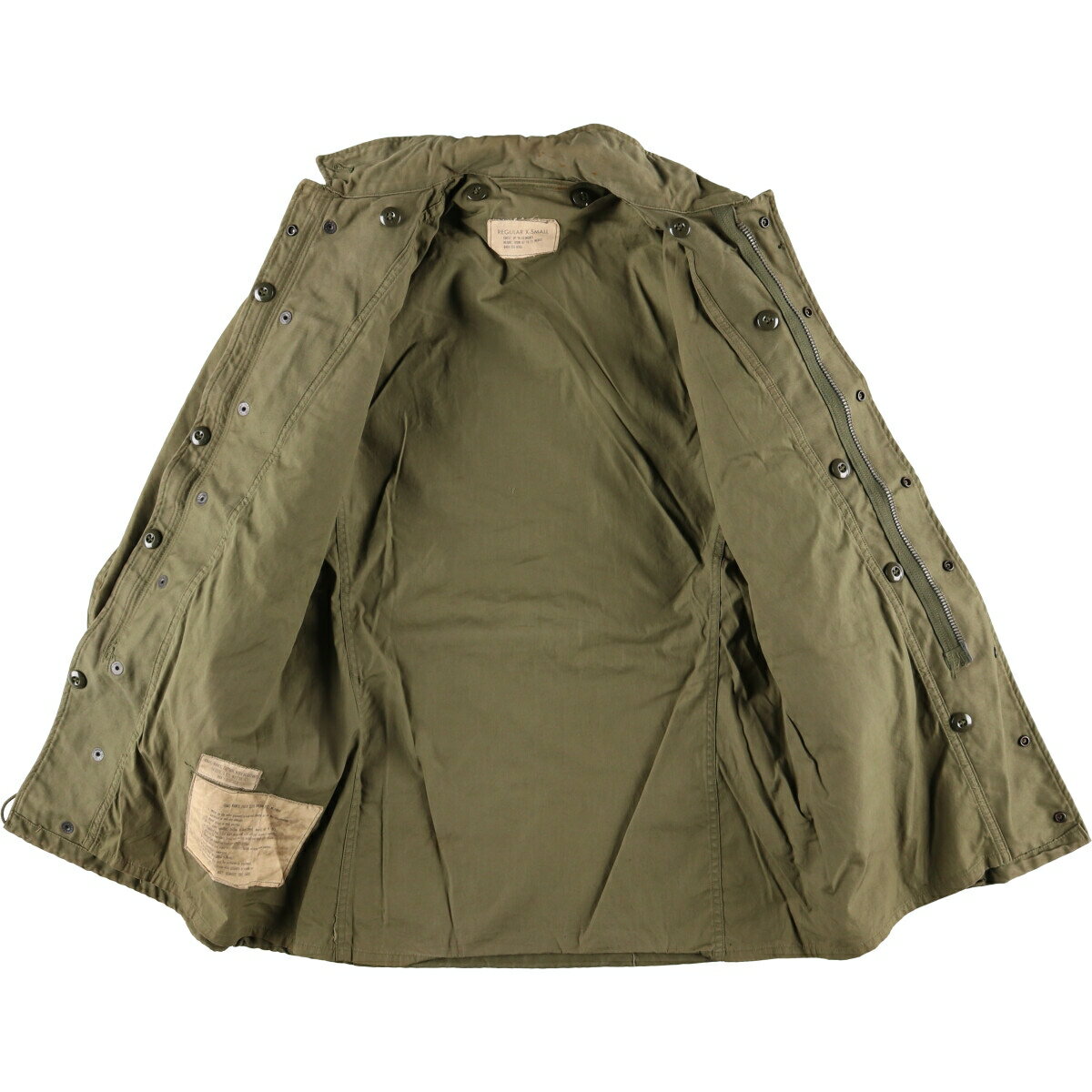 古着 50'S 米軍実品 U.S.ARMY M-51 ミリタリー フィールドジャケット USA製 REGULAR X-SMALL メンズXS ヴィンテージ /evb004651 【中古】 【240129】 【SS2506_10】
