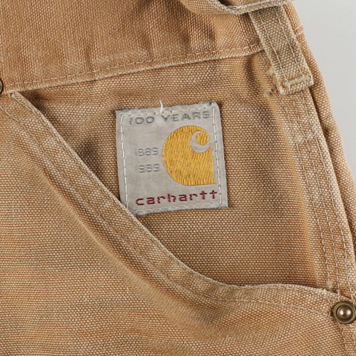 古着 80'S カーハート Carhartt 100周年モデル ダブルニー ダックワークパンツ メンズw32 ヴィンテージ /evb005033 【中古】 【240331】 【SS2509_30】