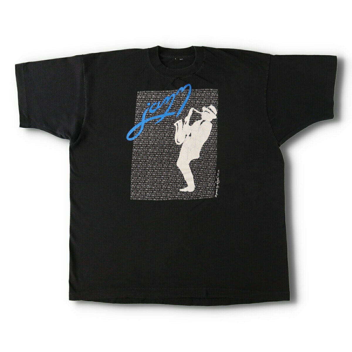 古着 90'S NEW ORLEANS JAZZ ニューオーリンズジャズ バンドTシャツ バンT メンズXL ヴィンテージ /evb005151 【中古】 【240313】【V2404】