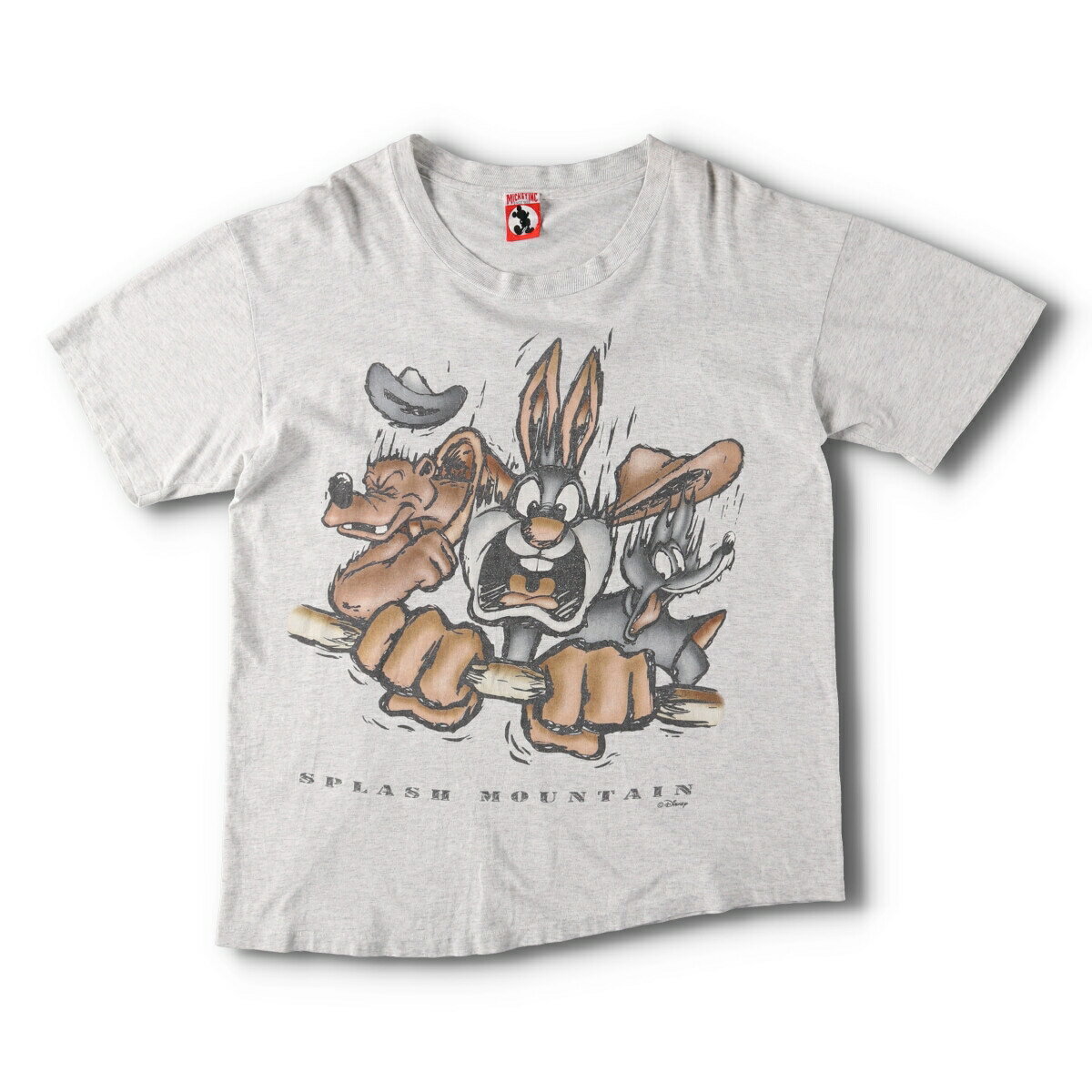 古着 90'S MICKEY,INC SPLASH MOUNTAIN スプラッシュマウンテン キャラクタープリントTシャツ USA製 メンズXL ヴィンテージ /evb005730 【中古】 【240525】 【N2407】のサムネイル