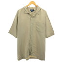 古着 ラルフローレン Ralph Lauren POLO by Ralph Lauren CALDWELL 半袖 オープンカラー シルクシャツ ボックスシャツ ...