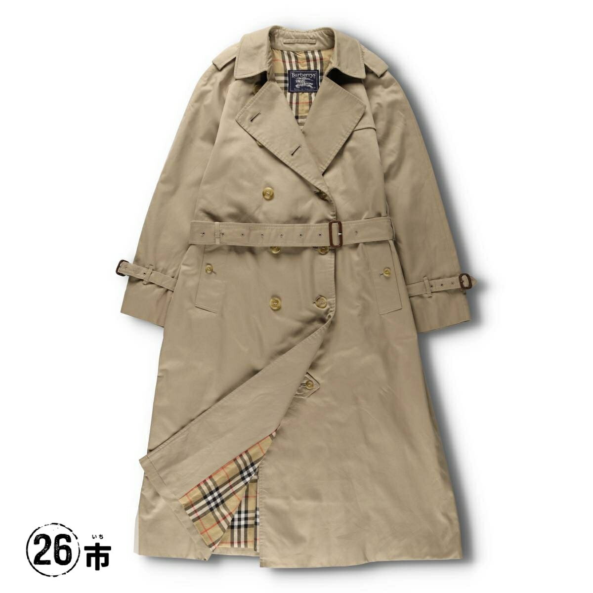 古着 80~90'S バーバリー Burberry's トレンチコート 英国製 レディースL相当 /evb006107 【中古】 【250909】 【V2509】 【SS2603_10】