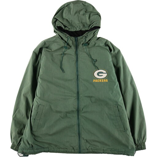 古着 90'S FANS GEAR NFL GREEN BAY PACKERS グリーンベイパッカーズ 中綿パーカー パファージャケット メンズXL相当 ヴィンテージ /evb006359 【中古】 【240912】 ss2503_30 古着 90'S FANS GEAR NFL GREEN BAY PACKERS グリーンベイパッカーズ 中綿パーカー パファージャケット メンズXL相当 ヴィンテージ /evb006359 【中古】 【240912】 ss2503_30
