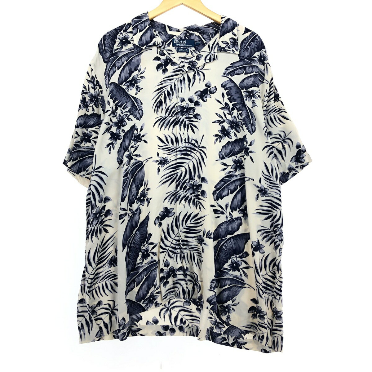 古着 ラルフローレン Ralph Lauren POLO by Ralph Lauren CLAYTON 総柄 花柄 オープンカラー ハワイアンアロハシャツ メンズXXL相当 /evb006705 【中古】 【240711】 【24AW1W3】