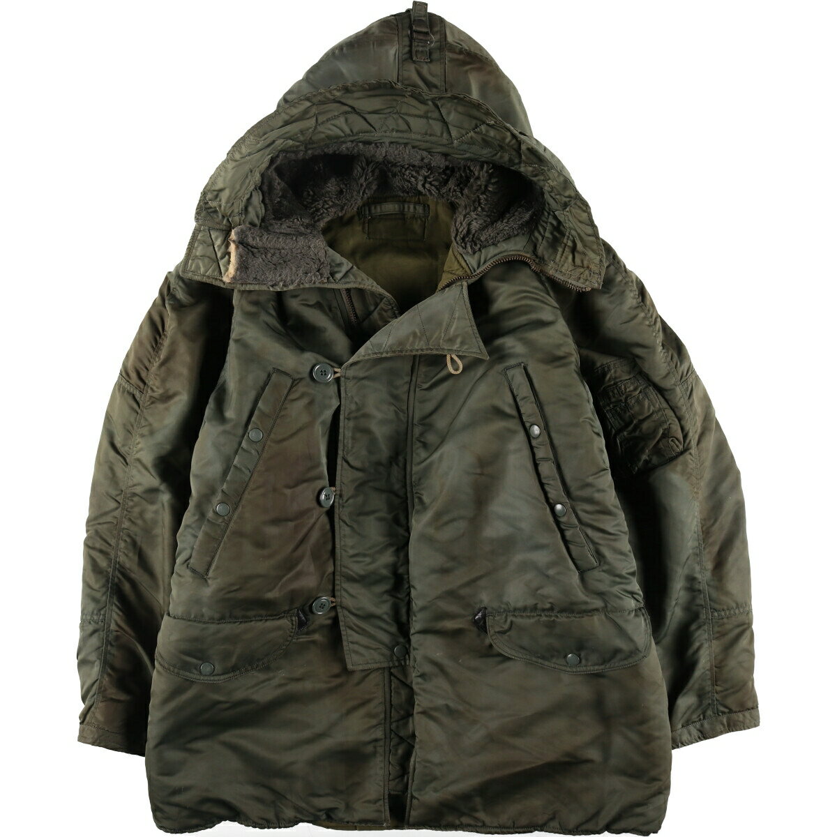 古着 ~60'S 訳あり特価 米軍実品 N-3B ミリタリー フライトジャケット USA製 メンズL相当 ヴィンテージ /evb007407 【中古】 【241101】 ss2503_30