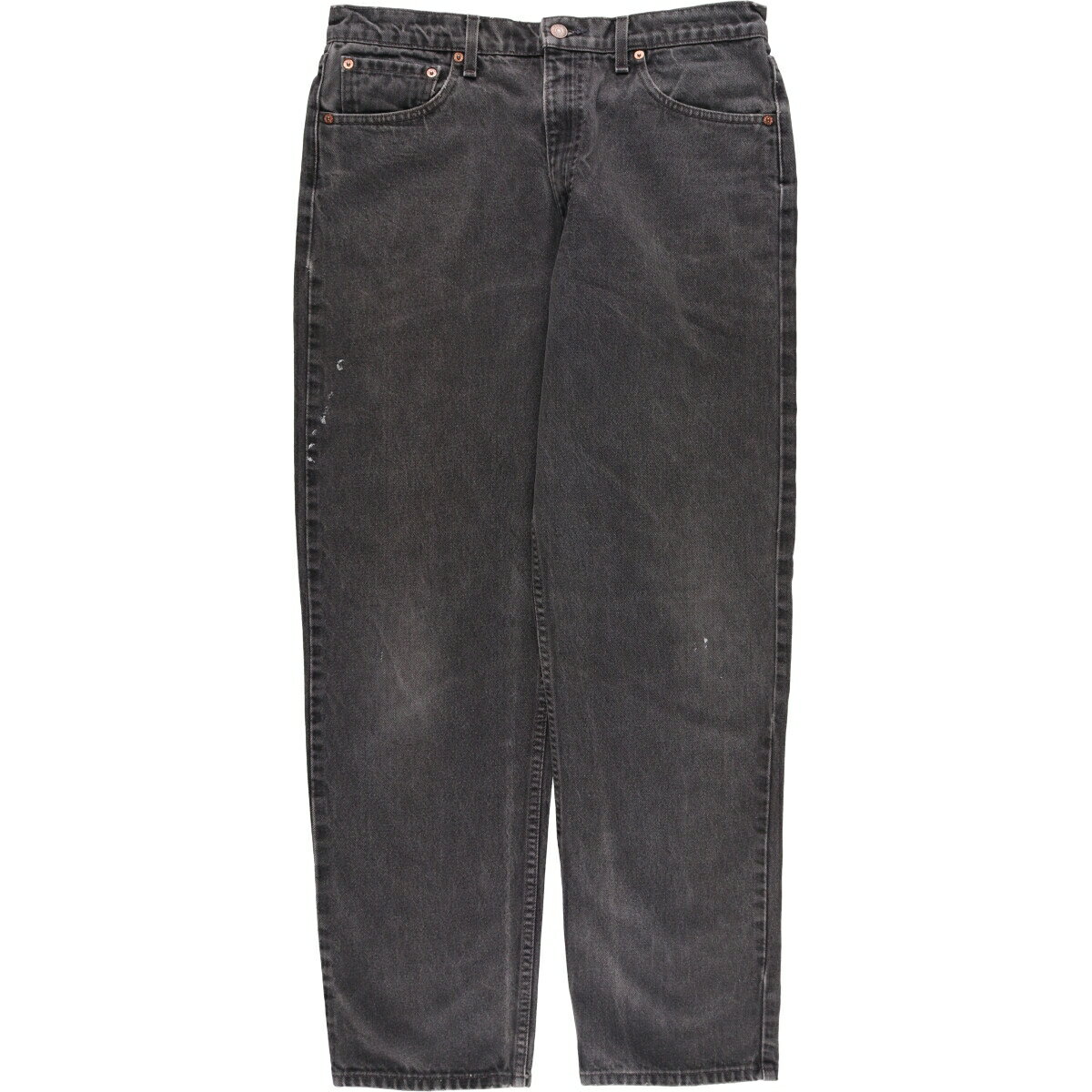 樂天商城 - 古着 90'S リーバイス Levi's 550 RELAXED FIT ブラックデニム テーパードデニムパンツ USA製 メンズw34相当 ヴィンテージ /evb007571 【中古】 【250801】 【SS2603_10】 ブラック系 春夏秋冬