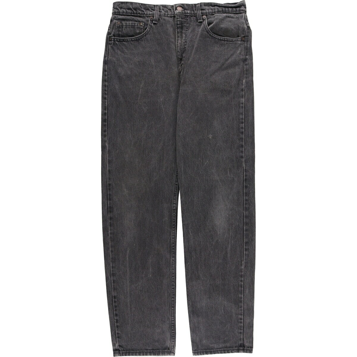 古着 90'S リーバイス Levi's 505-0266 ブラックデニム テーパードデニムパンツ USA製 メンズw32相当 ヴィンテージ /evb007582 【中古】 【250727】 【SS2603_10】 グレー系 春夏秋冬