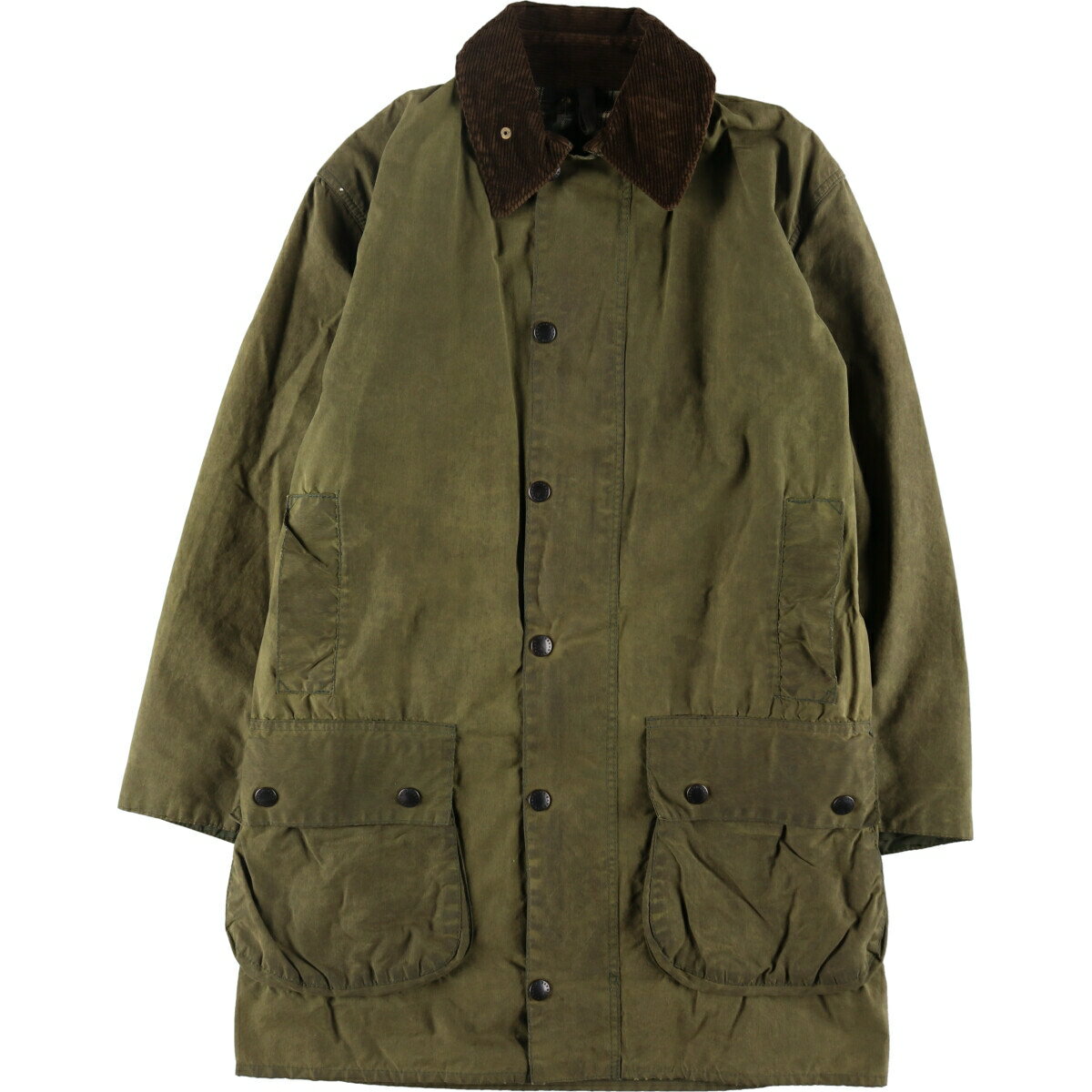 vintage イギリス製Barbour BORDERバーブァーボーダー36 メンズ