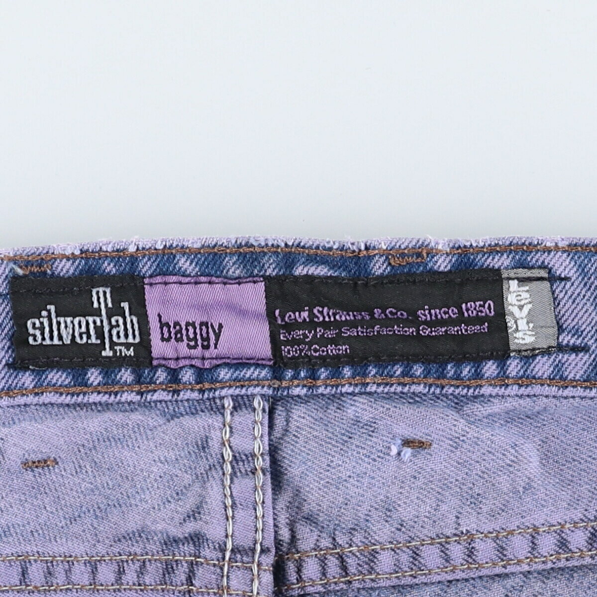 古着 90'S リーバイス Levi's SILVER TAB シルバータブ BAGGY バギー テーパードデニムパンツ USA製 メンズw37相当 ヴィンテージ /evb008093 【中古】 【250201】 【SS2509_10】