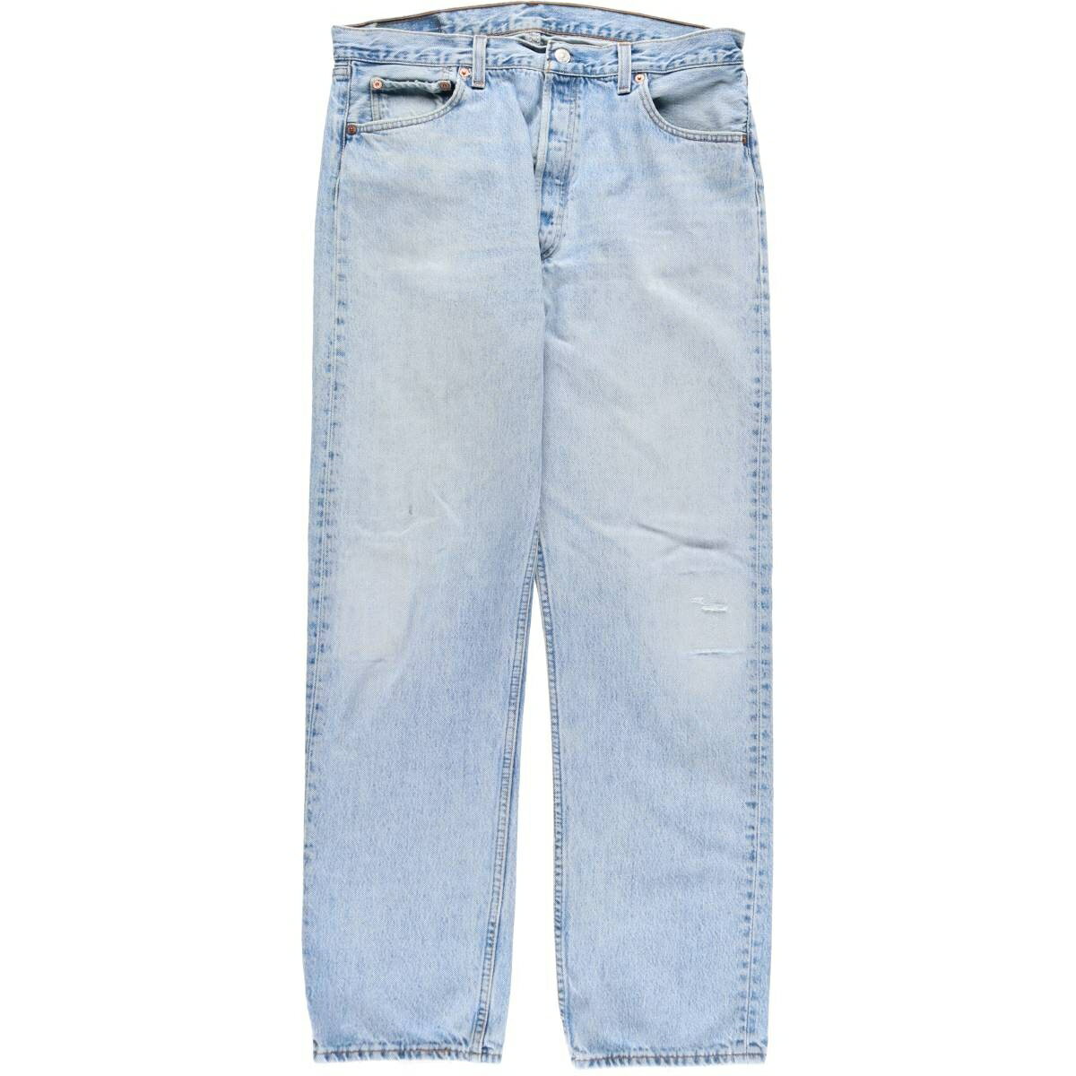古着 90'S リーバイス Levi's 501 ストレートデニムパンツ USA製 メンズw34相当 ヴィンテージ /evb008273 【中古】 【250322】 【ss2601_10】 ブルー系 春夏秋冬