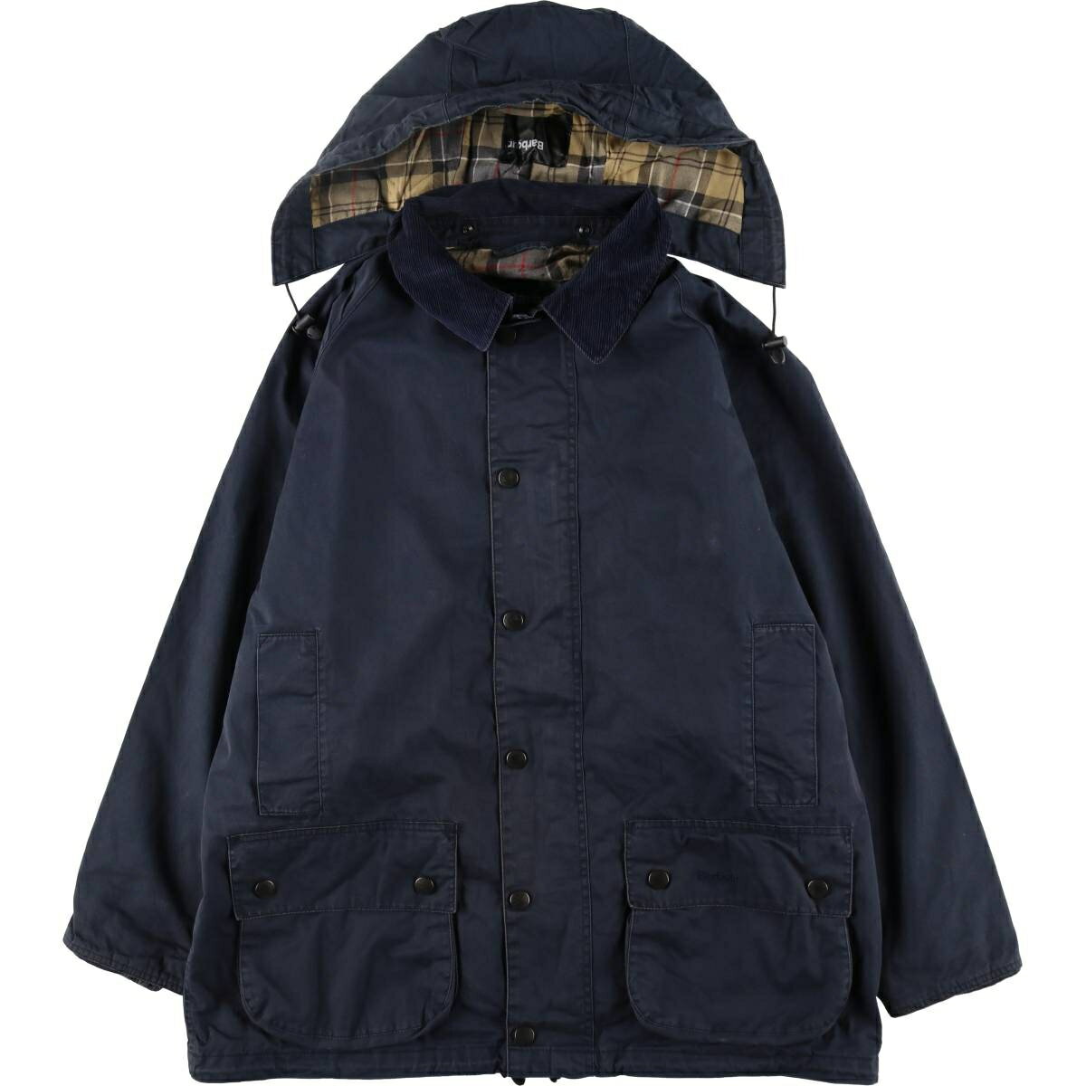 Barbour ライトウエイト ワックスコットンジャケット ネイビー Mサイズ