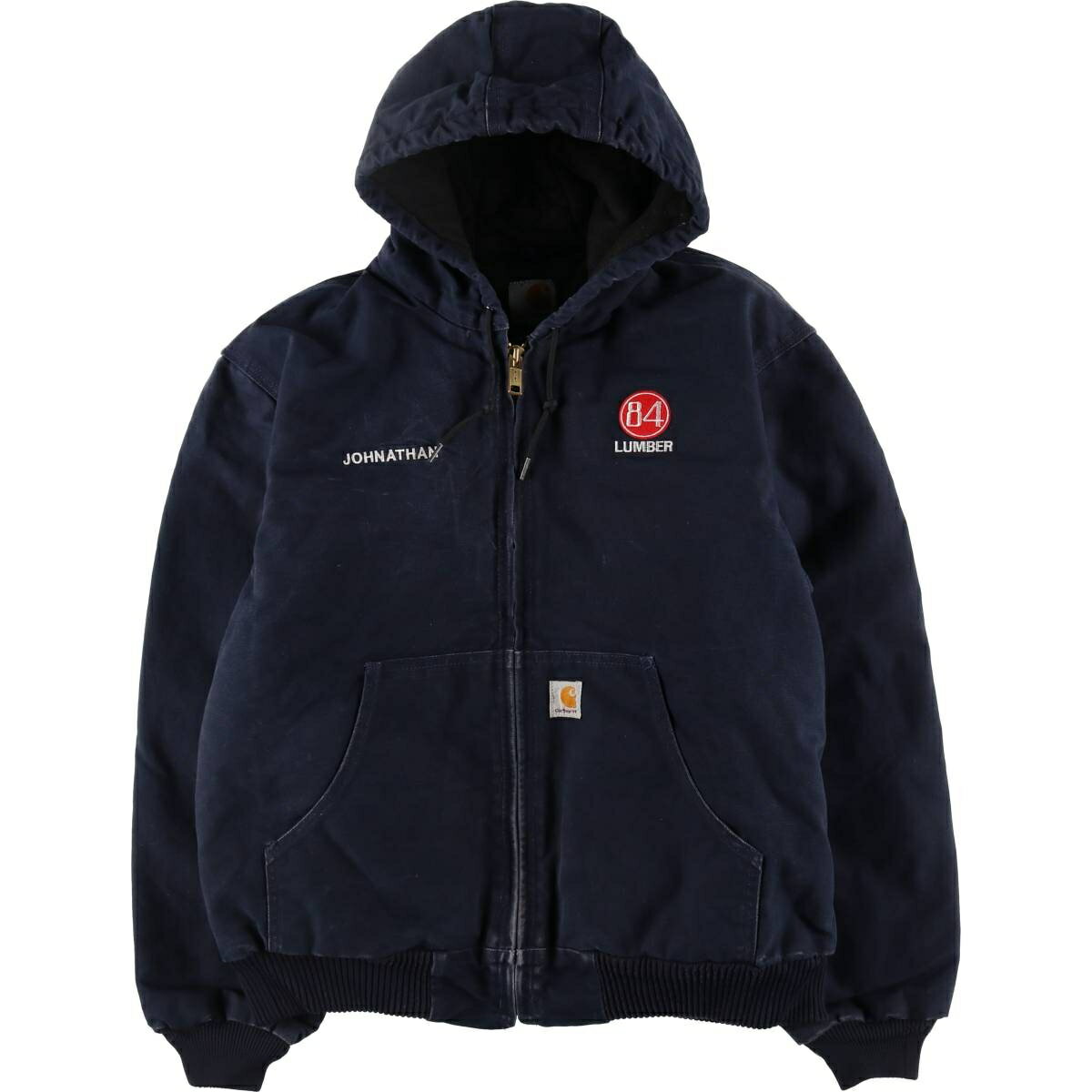 古着 カーハート Carhartt アクティブジャケット ダックフルジップパーカー USA製 メンズL相当 /evb009076 【中古】 【250115】