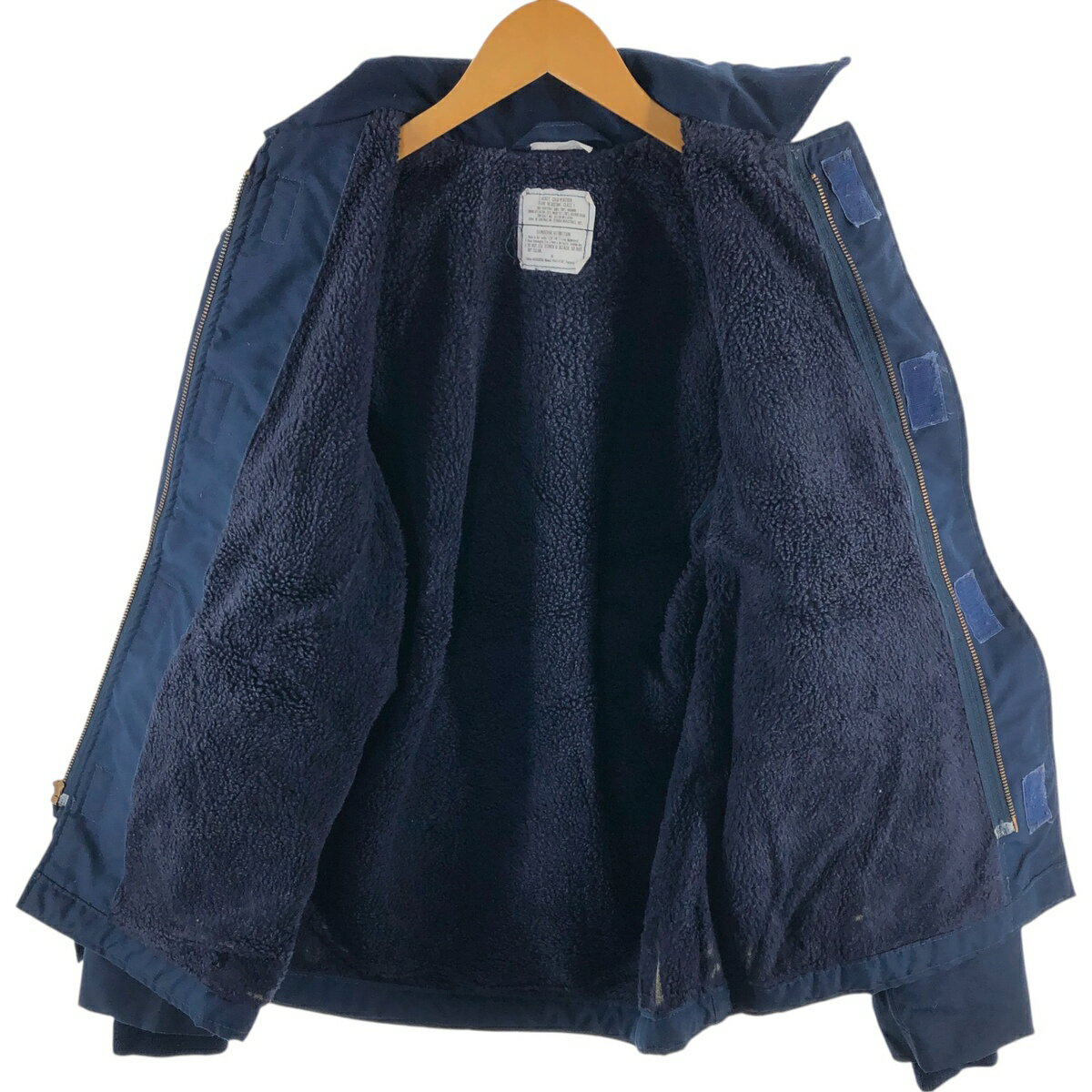 古着 90'S 米軍実品 U.S.NAVY アラミドジャケット ミリタリー デッキジャケット USA製 SMALL(34-36) メンズS相当 ヴィンテージ /evb009722 【中古】 【250206】