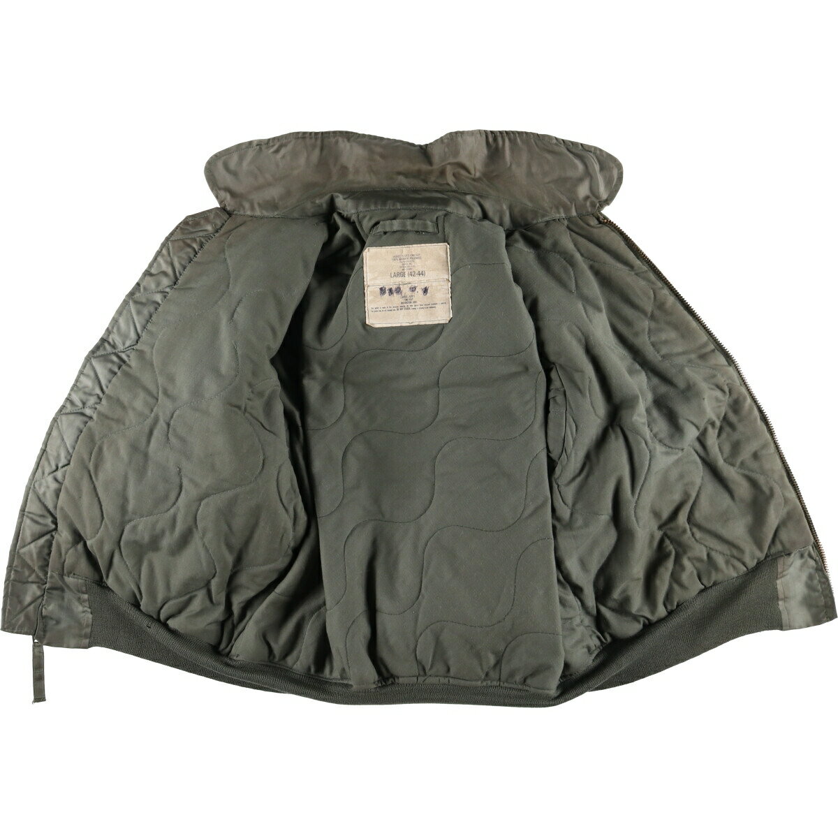 古着 80'S 米軍実品 CWU-45/P ミリタリー フライトジャケット USA製 LARGE(42-44) メンズL相当 ヴィンテージ /evb010017 【中古】 【250228】