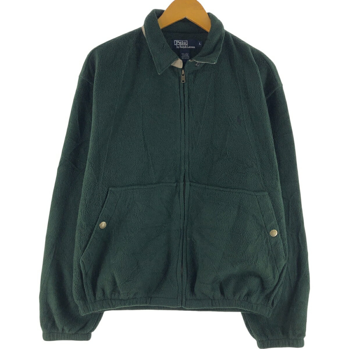 古着 ラルフローレン Ralph Lauren POLO by Ralph Lauren スイングトップタイプ フリースジャケット メンズL相当 /evb010021 【中古】 【250220】