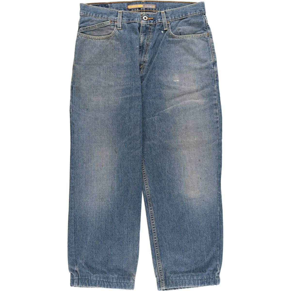 古着 00'S リーバイス Levi's SILVER TAB シルバータブ LOW+LOOSE ロールーズ テーパードデニムパンツ メンズw34相当 /evb010435 【中古】 【250515】