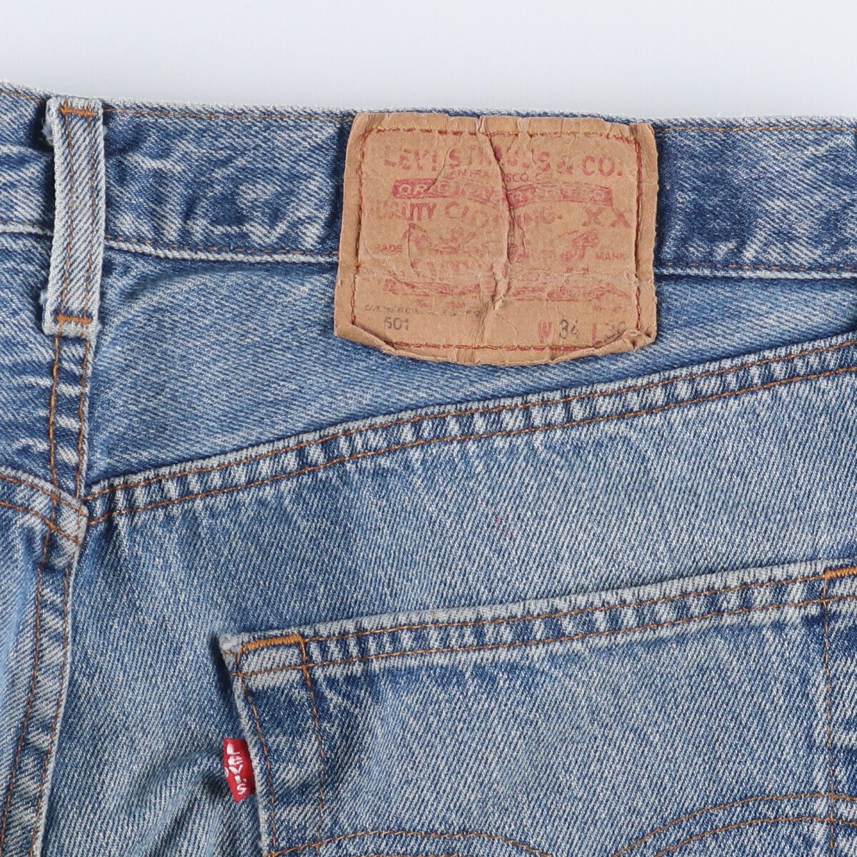古着 90'S リーバイス Levi's 501-5914 ストレートデニムパンツ USA製 メンズw34相当 ヴィンテージ /evb010491 【中古】 【250504】