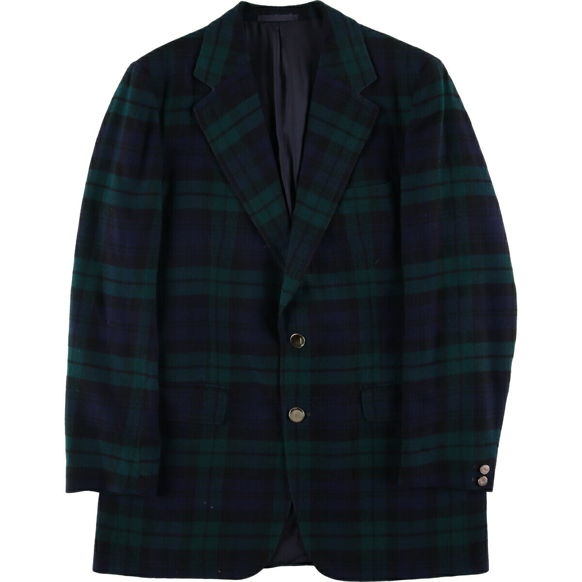 80s- イングランド製 英国 玉虫色 テーラードジャケット S 黒 ブラック