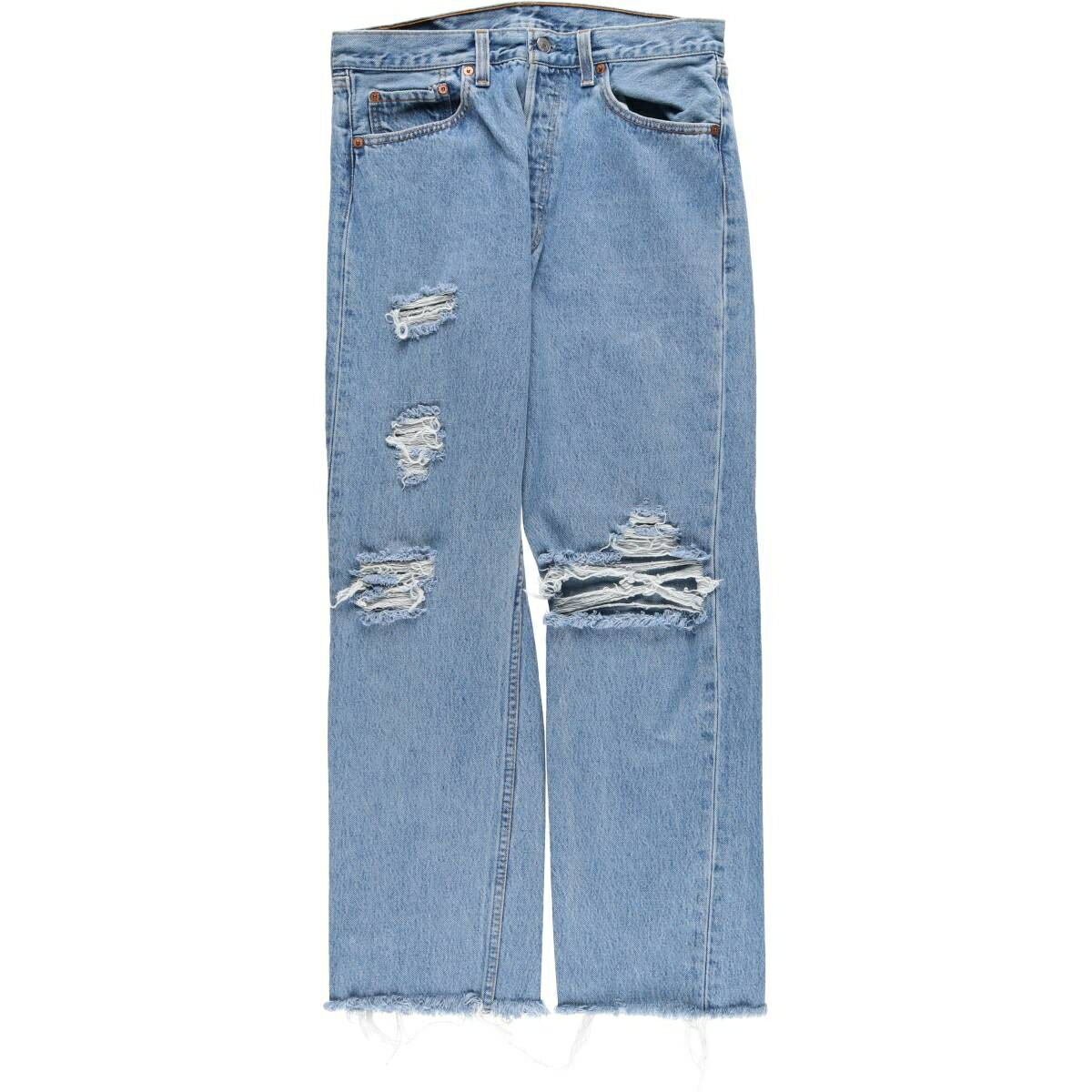 古着 90'S リーバイス Levi's 501-0193 ストレートデニムパンツ USA製 メンズw31相当 ヴィンテージ /evb010829 【中古】 【250327】 【ss2601_10】 ブルー系 春夏秋冬
