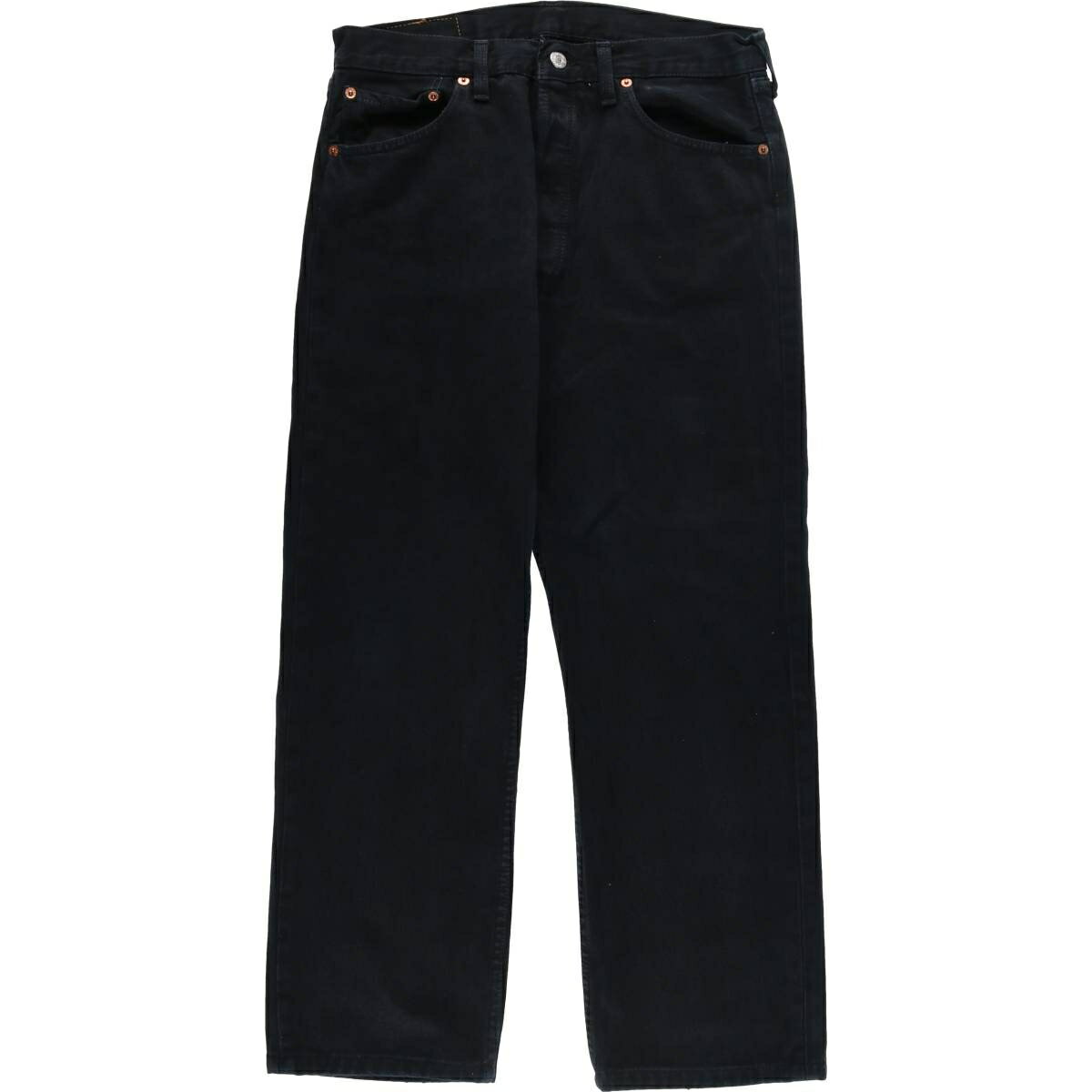 古着 00'S リーバイス Levi's 501-0165 ブラックデニム ストレートデニムパンツ メンズw31相当 /evb029005 【中古】 【250411】