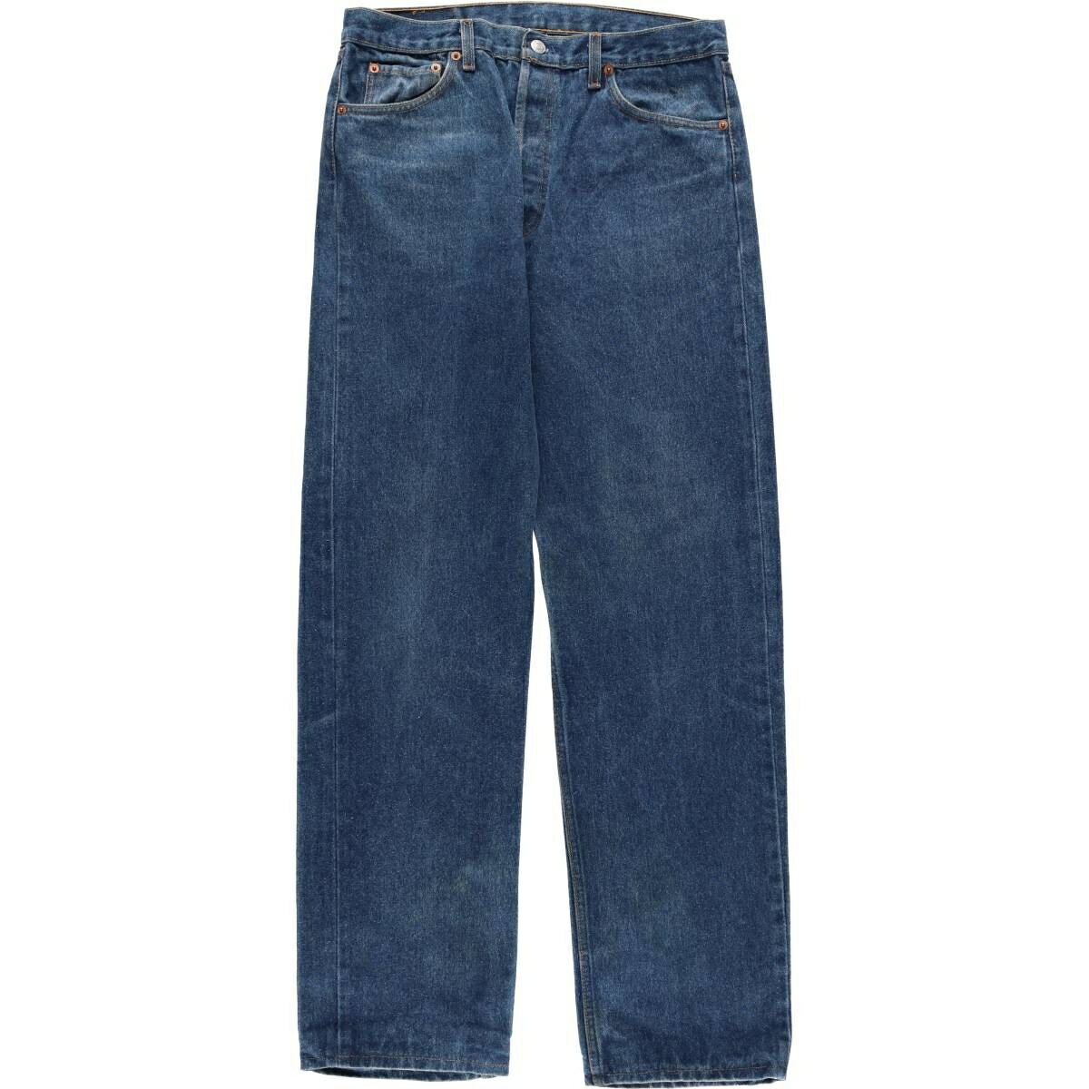 古着 90'S リーバイス Levi's 501-0115 ストレートデニムパンツ USA製 メンズw33相当 ヴィンテージ /evb029103 【中古】 【250711】 【SS2603_10】 ブルー系 春夏秋冬