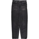 古着 90'S リーバイス Levi's 550-0260 ブラックデニム テーパードデニムパンツ USA製 メンズw30相当 ヴィンテージ /evb029111 【中古】 【250704】(4)