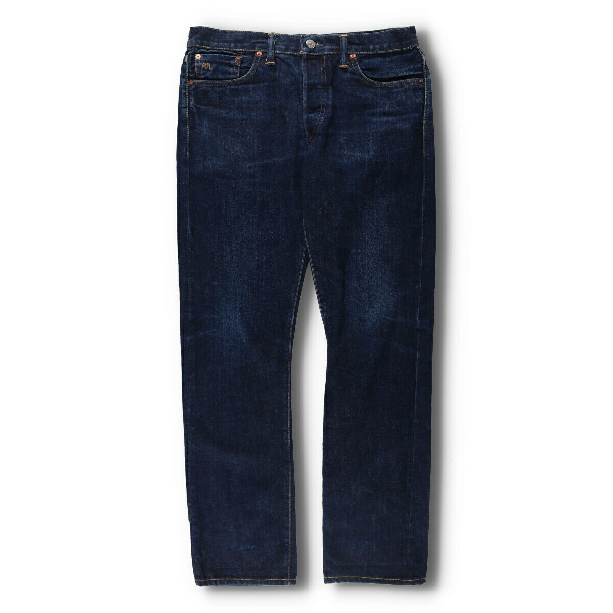 古着 ラルフローレン Ralph Lauren RRL SLIM FIT 赤耳 テーパードデニムパンツ USA製 メンズw32相当 ヴィンテージ /evb029500 【中古】 【250613】 【V2506】