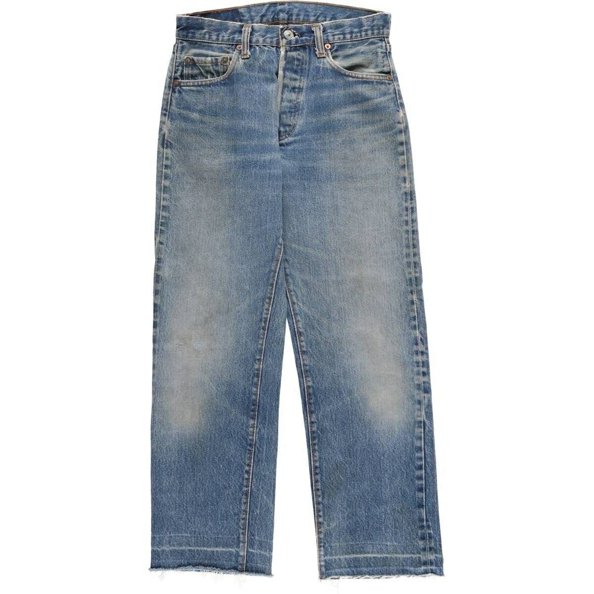 古着 リーバイス Levi's 501 カットオフ ストレートデニムパンツ USA製 レディースL(w28)相当 ヴィンテージ /evb029700 【中古】 【250620】 【Elulu/エルル】 【SS2603_10】
