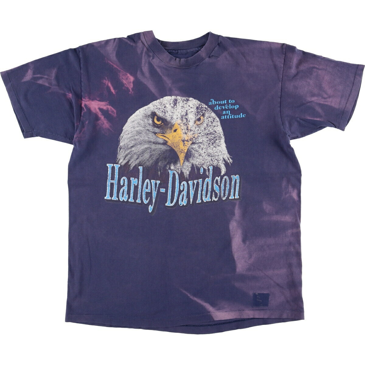 ���� 90'S �ϡ��졼���ӥåɥ��� Harley-Davidson ���� ���������� �⡼������������ �Х���T����� ���L���� ������ơ��� /evb029769 ����š� ��250723�ۡ�EC-POP2508��