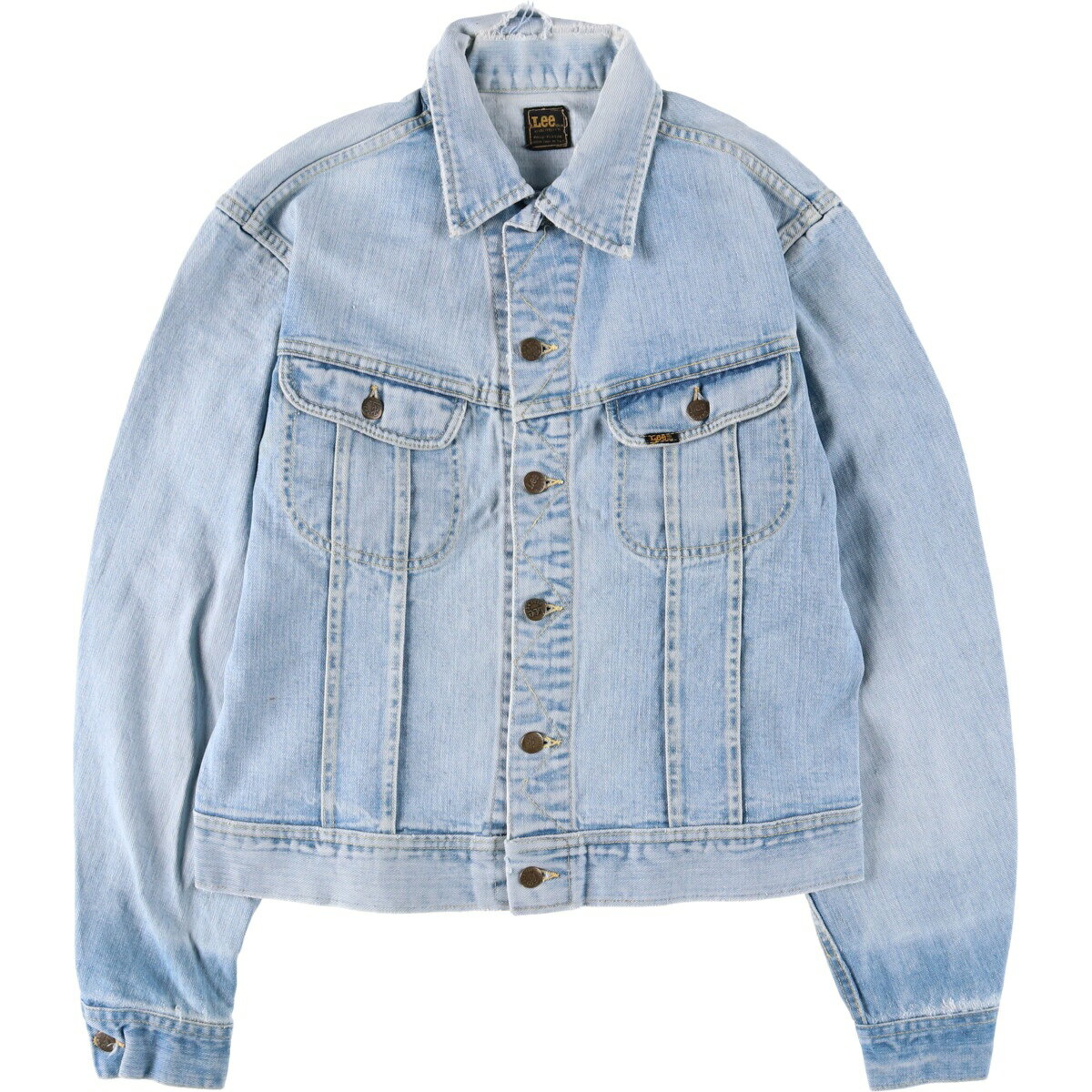 古着 70'S リー Lee RIDERS ライダース デニムジャケット Gジャン USA製 メンズL相当 ヴィンテージ /evb029780 【中古】 【250723】 【SS2603_10】