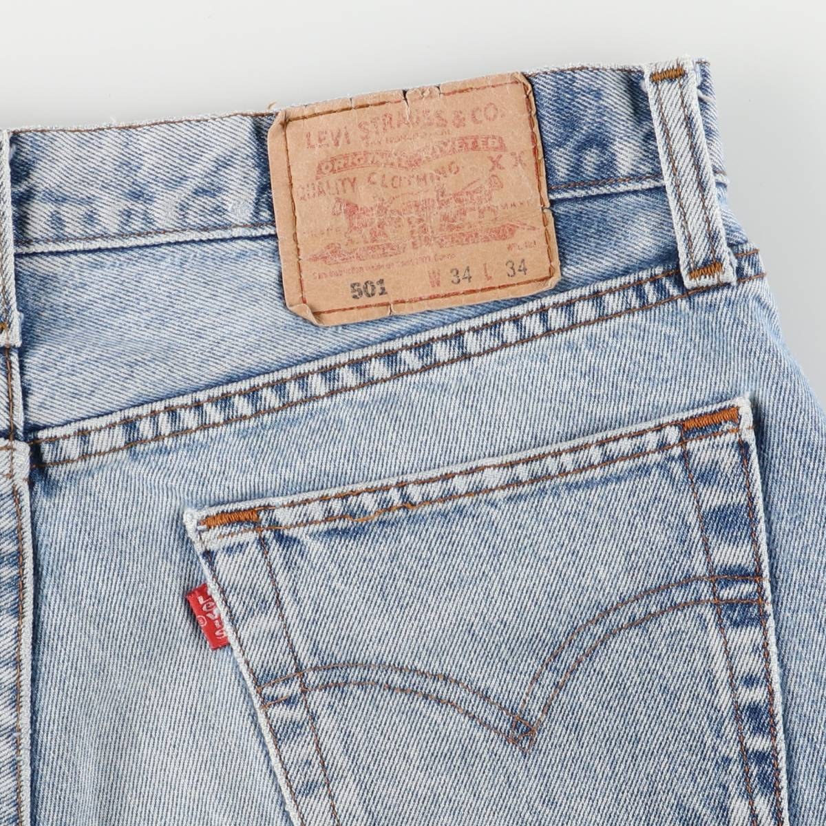 古着 90'S リーバイス Levi's 501-0114 ストレートデニムパンツ USA製 メンズw32相当 ヴィンテージ /evb029891 【中古】 【250711】