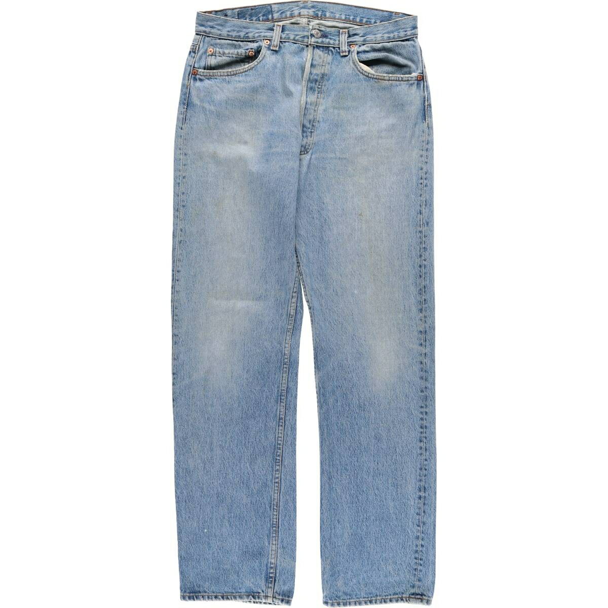 古着 90'S リーバイス Levi's 501-0190 ストレートデニムパンツ USA製 メンズw32相当 ヴィンテージ /evb029894 【中古】 【250710】 【SS2603_10】 ブルー系 春夏秋冬