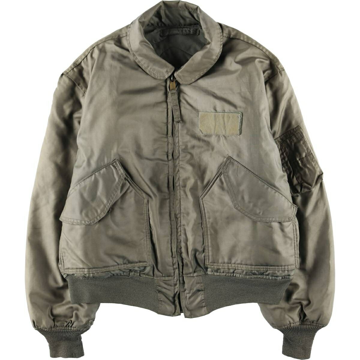 Rakuten - 古着 米軍実品 CWU-45/P 中綿入り ミリタリー フライトジャケット メンズXXL相当 /evb029928 【中古】 【260313】 シルバー系 春秋冬