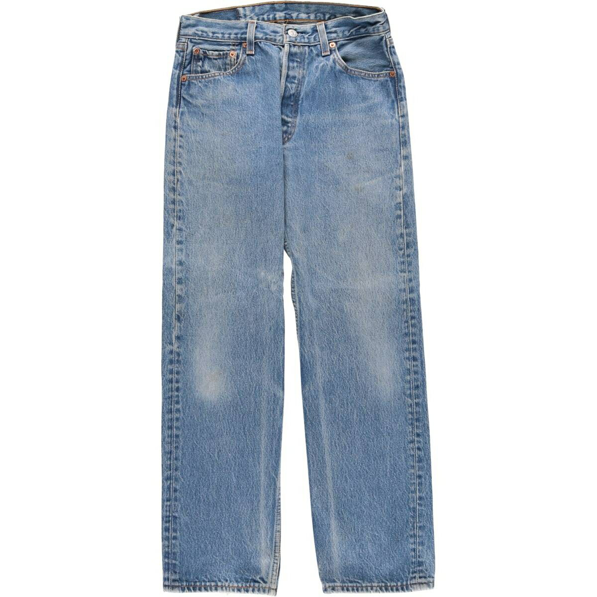 古着 90'S リーバイス Levi's 501-0000 ストレートデニムパンツ USA製 レディースL(w28)相当 ヴィンテージ /evb029997 【中古】 【250614】 【Elulu/エルル】 【SS2603_10】