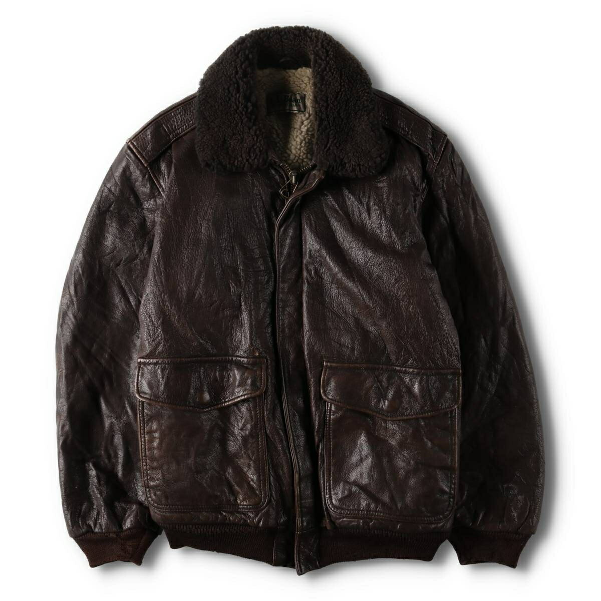G-1 レザージャケット　タロンジップ　40 タロンジップ　ヴィンテージ 楽天市場】40s ☆ 本革 レザー スポーツ ジャケット メンズ M 程 40