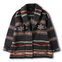 古着 ラルフローレン Ralph Lauren LAUREN ローレン ネイティブ柄 ショールカラー HAND KNIT ハンドニット ガウン ウールニットカー...