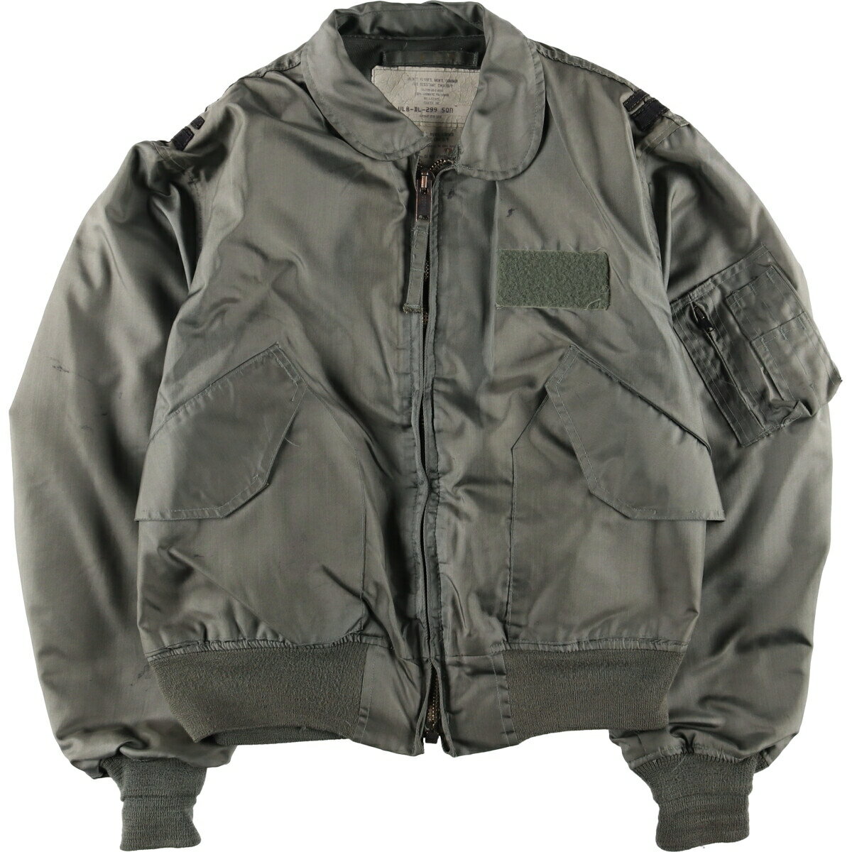 古着 80'S 米軍実品 CWU-36 ミリタリー フライトジャケット USA製 メンズL相当 ヴィンテージ /evb031262 【中古】 【251005】