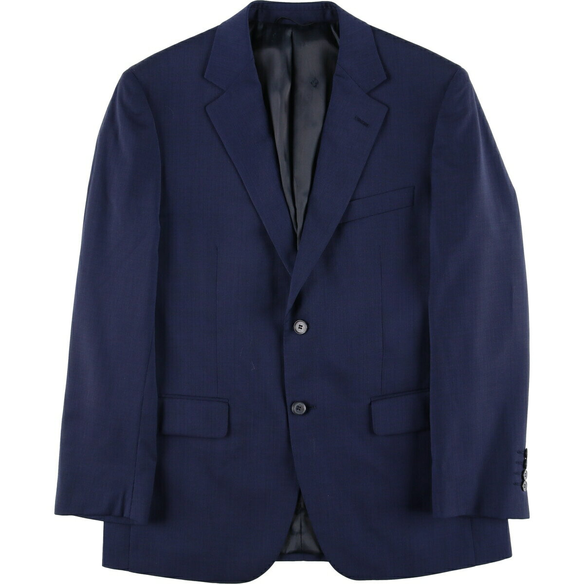 古着 バルマン BALMAIN SLIM FIT チェック柄 ウールテーラード  