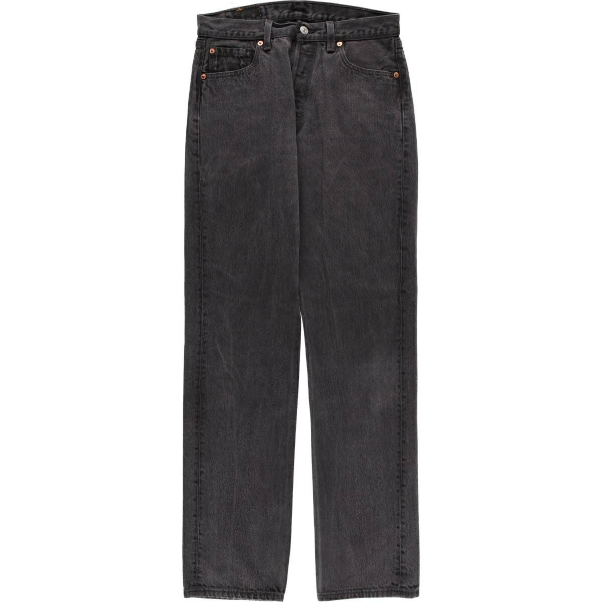 古着 90'S リーバイス Levi's 6501-0660 ブラックデニム ストレートデニムパンツ USA製 レディースL(w30)相当 ヴィンテージ /evb031279 【中古】 【250926】 【ADEL/アデル】 【ss2601_10】