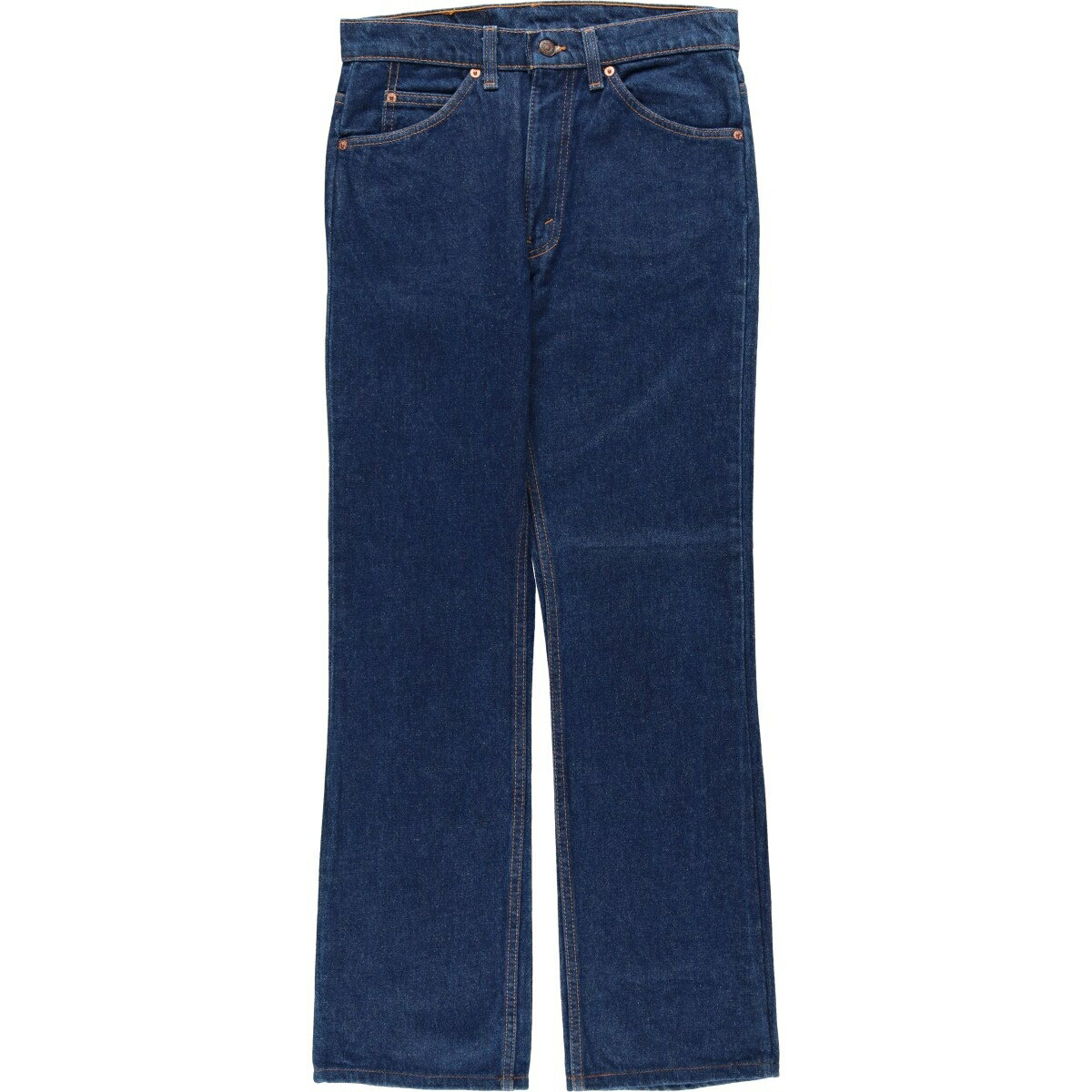 古着 90'S リーバイス Levi's 40517-0215 オレンジタブ 濃紺 フレアカットデニムパンツ USA製 レディースL(w30)相当 ヴィンテージ /evb031390 【中古】 【260502】 【ADEL/アデル】