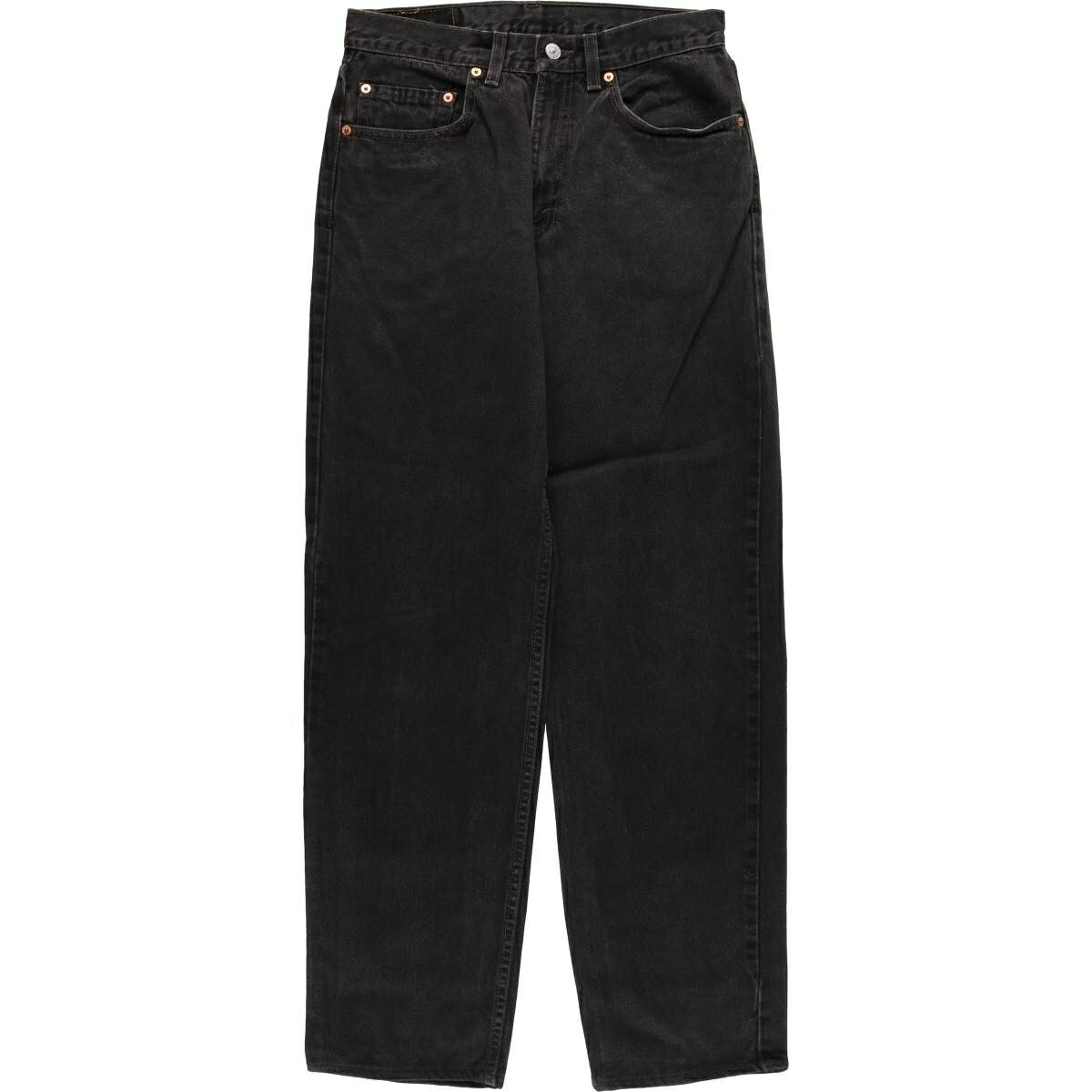 古着 90'S リーバイス Levi's 550-0260 ブラックデニム テーパードデニムパンツ USA製 メンズw30相当 ヴィンテージ /evb031804 【中古】 【250921】