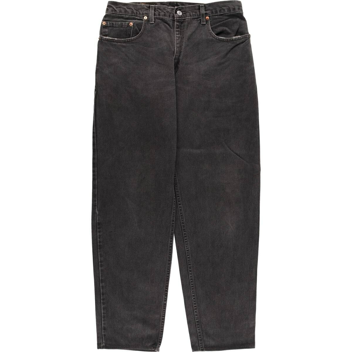 樂天商城 - 古着 00'S リーバイス Levi's 560 LOOSE FIT TAPERED LEG ブラックデニム テーパードデニムパンツ USA製 メンズw32相当 /evb031807 【中古】 【250921】 【ss2601_10】 ブラック系 春夏秋冬