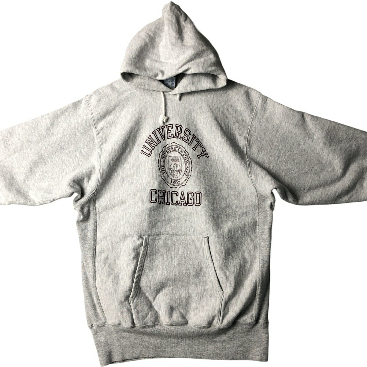 古着 90'S チャンピオン Champion REVERSE WEAVE リバースウィーブ 刺繍タグ 3連プリント カレッジ スウェットプルオーバーパーカー USA製 メンズXXL相当 ヴィンテージ /evb031947 【中古】 【251103】