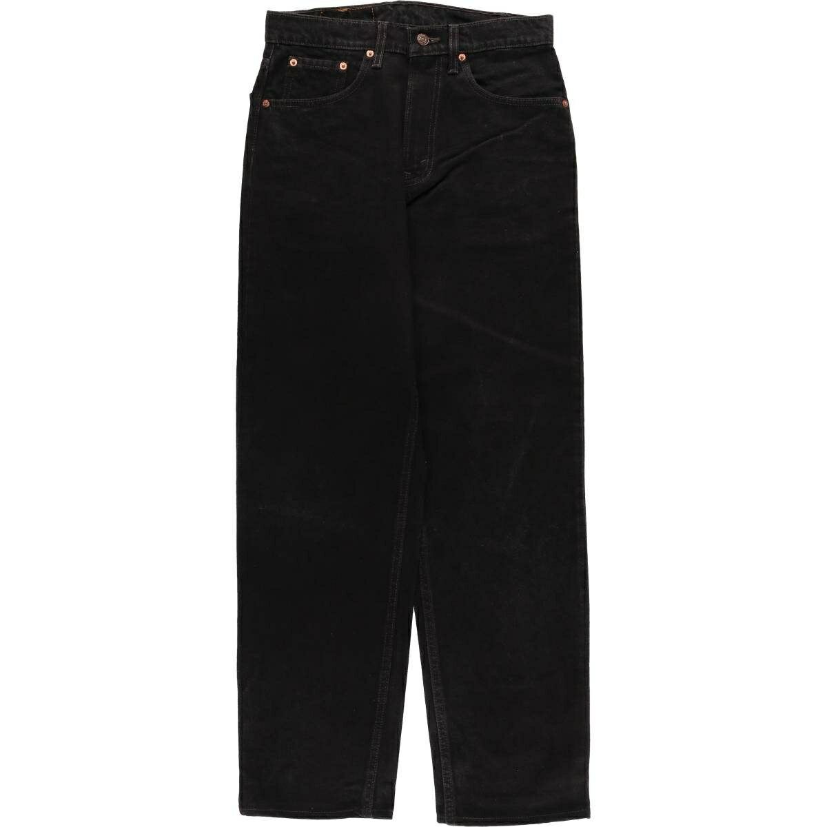 樂天商城 - 古着 90'S リーバイス Levi's 550 RELAXED FIT ブラックデニム テーパードデニムパンツ USA製 メンズw30相当 ヴィンテージ /evb032335 【中古】 【251122】 ブラック系 春夏秋冬