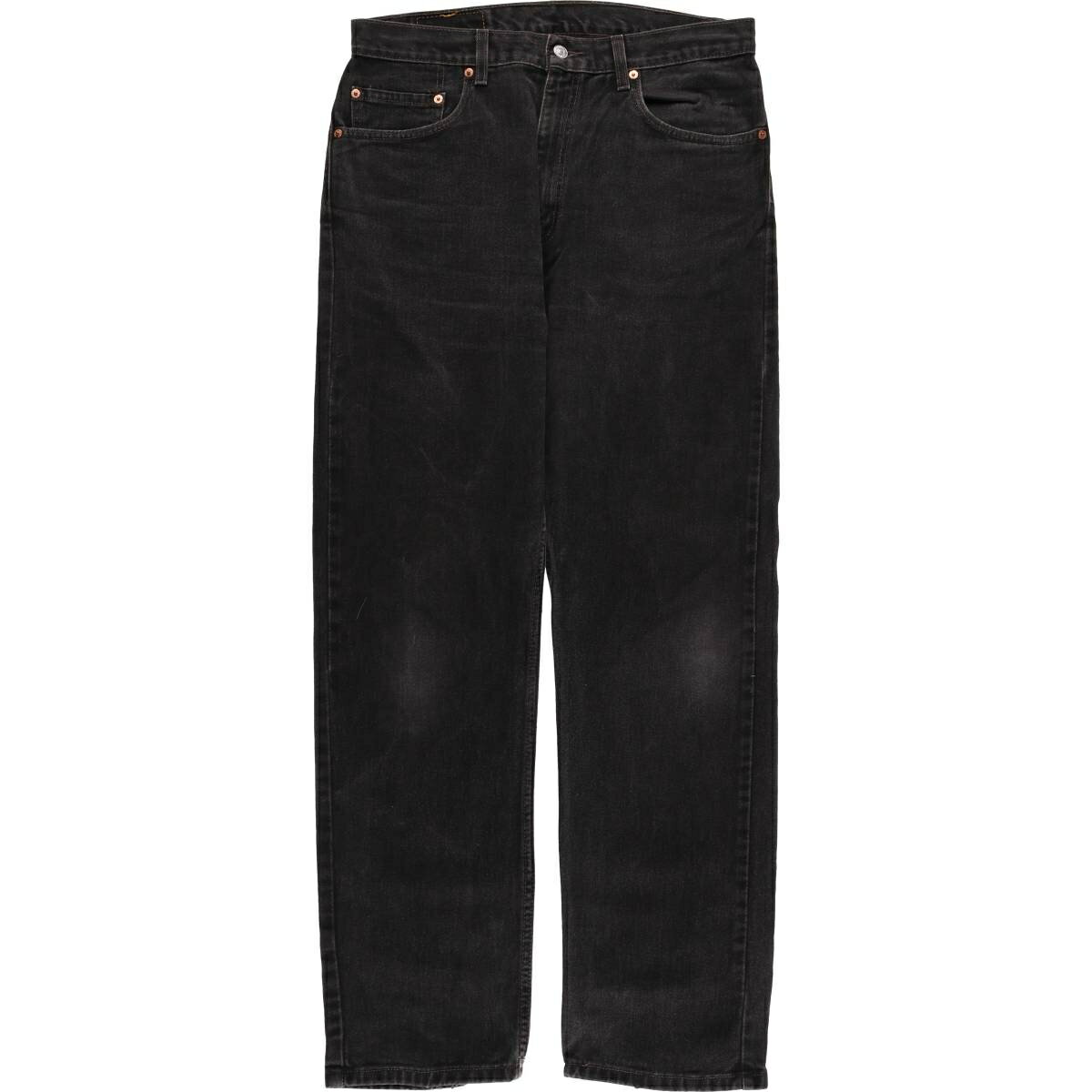 古着 00'S リーバイス Levi's 505-0260 REGULAR FIT テーパードデニムパンツ メンズw34相当 /evb032338 【中古】 【251122】 ブラック系 春夏秋冬