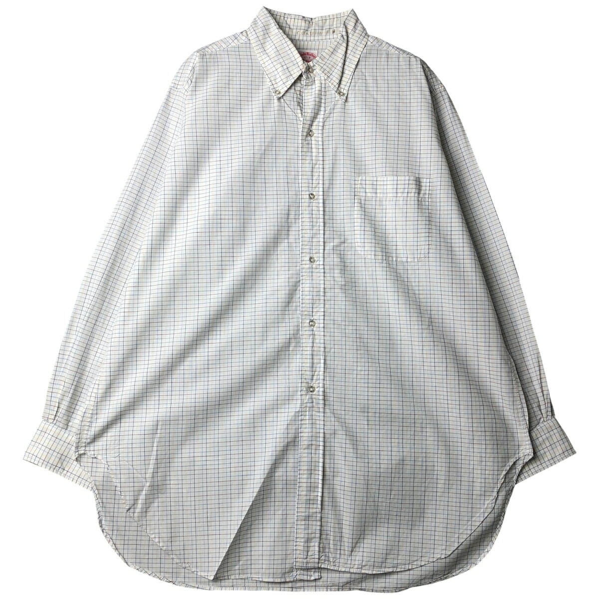 Rakuten - 古着 ~70'S ブルックスブラザーズ Brooks Brothers MAKERS 6ボタン 長袖 ボタンダウンチェックシャツ メンズXL相当 ヴィンテージ /evb032453 【中古】 【260201】 【DL2603-BS】 【NH-2508】 ホワイト系 春夏秋冬