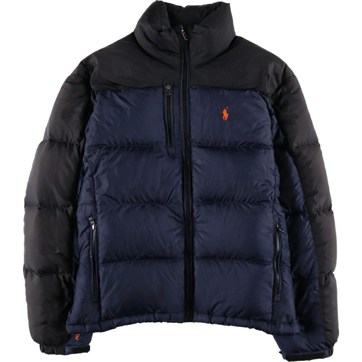 古着 ラルフローレン Ralph Lauren POLO by Ralph Lauren 250フィルパワー リップストップ ダウンジャケット メンズM相当 /evb032528 【中古】 【251216】 【SS2603_10】 ネイビー系 春秋冬
