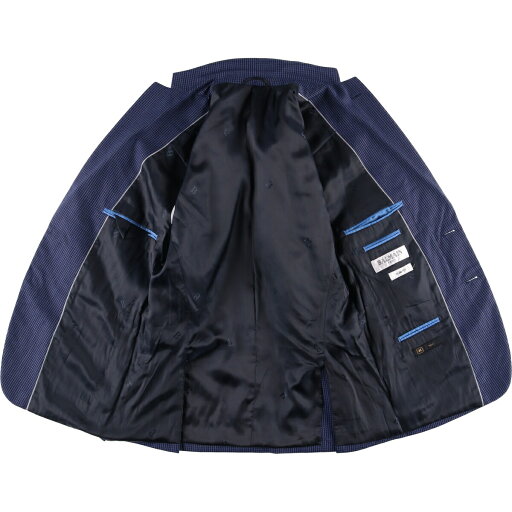 古着 バルマン BALMAIN SLIM FIT チェック柄 ウールテーラードジャケット メンズS相当 /evb032698 【中古】 【251018】